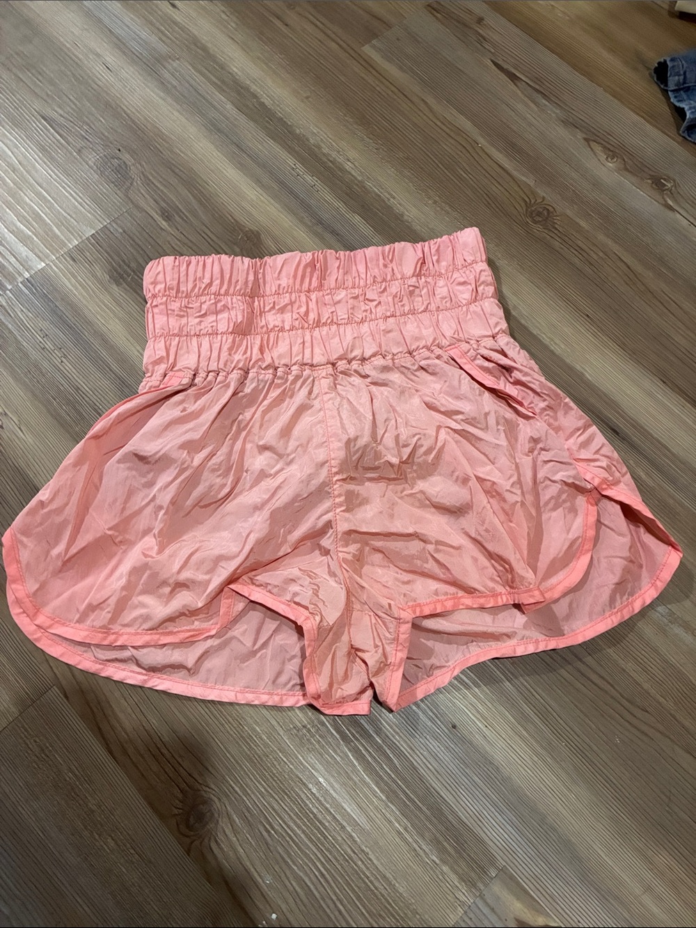 FP Movement by Free People Coral Smocked Waist Athletic Shorts